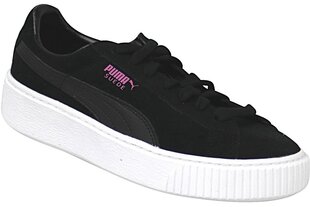 Sporta apavi bērniem Puma Suede Platform JR 363663-01, melni cena un informācija | Sporta apavi bērniem | 220.lv