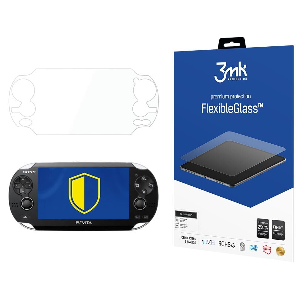 Sony PS Vita - 3mk FlexibleGlass™ cena un informācija | Gaming aksesuāri | 220.lv