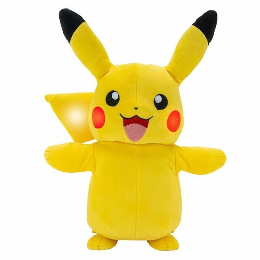 Pūkaina gaismas rotaļlieta Pokemons Electric Charge Pikachu 32 cm цена и информация | Mīkstās (plīša) rotaļlietas | 220.lv