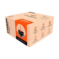 Carboquick 1,6kg ogles BBQ 25x25x13cm cena un informācija | Kokogles, briketes, uguns aizdedzināšanas līdzekļi | 220.lv