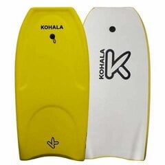 Доска для серфинга Kohala 40 дюймов, Желтая, 101 x 53,5 x 5,3 см цена и информация | SUP доски, водные лыжи, водные аттракционы | 220.lv