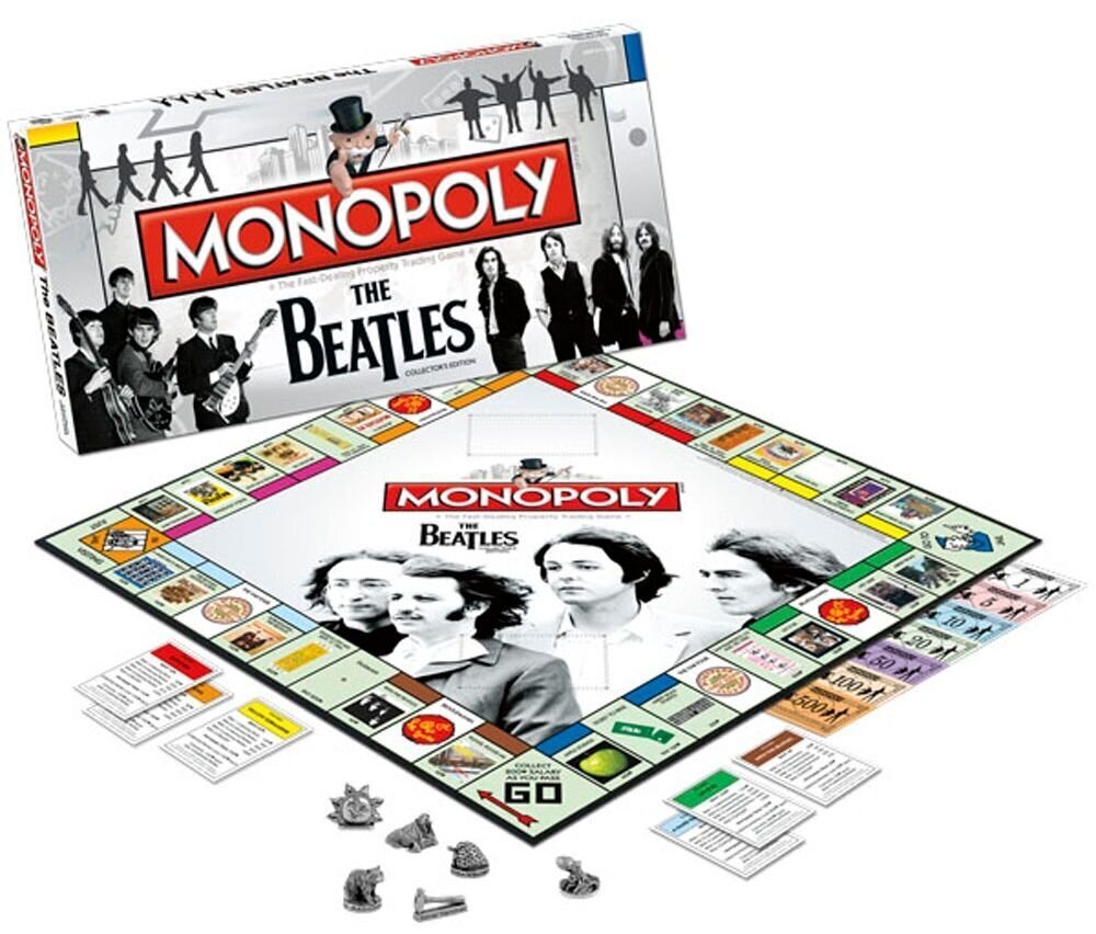 Galda spēle Hasbro Monopols Beatles Collector's Edition, EN cena un informācija | Galda spēles | 220.lv