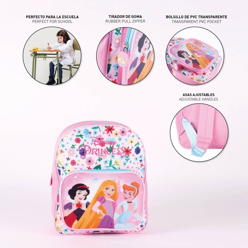 Skolas soma Princesses Disney, Rozā cena un informācija | Skolas somas | 220.lv