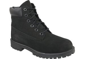 Zābaki bērniem Timberland 6 In Premium Boot 12907, melni cena un informācija | Bērnu zābaki | 220.lv