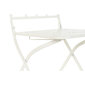 Dārza krēsls DKD Home Decor, Metāla, (40 x 48 x 93 cm), balts цена и информация | Dārza krēsli | 220.lv