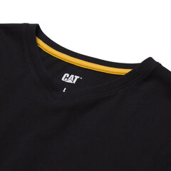 Vīriešu t-krekls CAT 1510592 melns цена и информация | Мужские футболки | 220.lv
