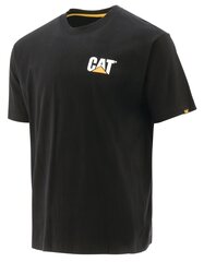 Vīriešu t-krekls CAT W05324 melns цена и информация | Мужские футболки | 220.lv