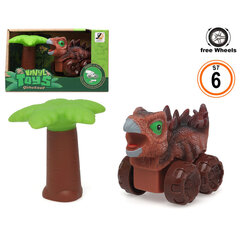 Rotaļu mašīna Dinosaur Series, brūna cena un informācija | Rotaļlietas zēniem | 220.lv
