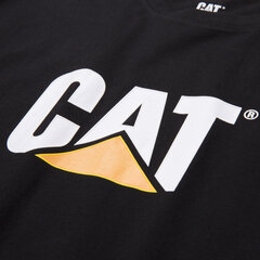 Vīriešu t-krekls CAT 1510305 melns цена и информация | Мужские футболки | 220.lv