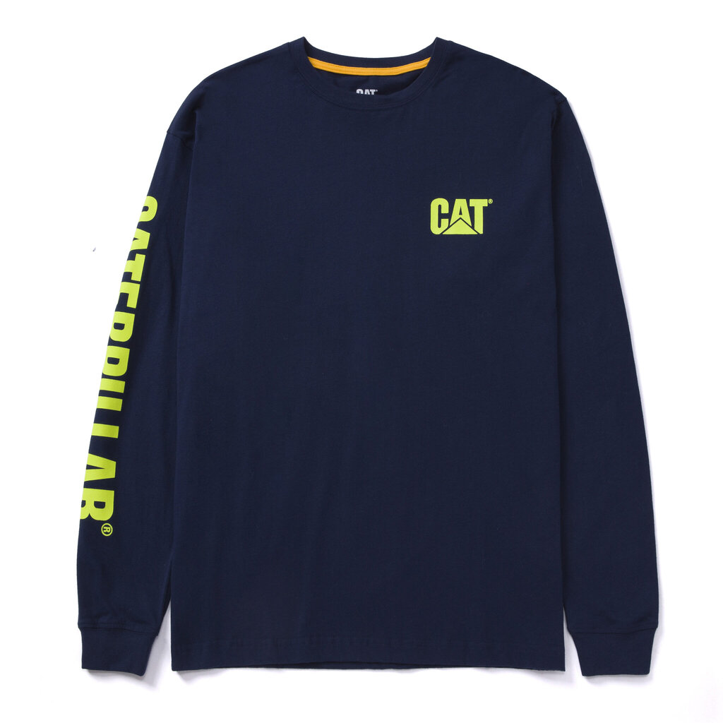 Vīriešu krekls CAT 1510034 detroit zils-HI VIS dzeltens цена и информация | Vīriešu T-krekli | 220.lv