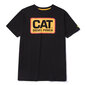 Vīriešu t-krekls CAT 1510451 melns/oranžs cena un informācija | Vīriešu T-krekli | 220.lv