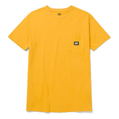 Vīriešu t-krekls CAT 1010015 dzeltens cena un informācija | Vīriešu T-krekli | 220.lv