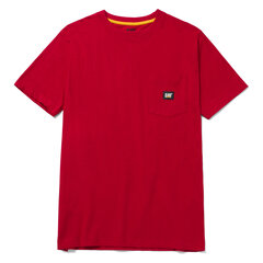 Vīriešu t-krekls CAT 1010015 sarkans цена и информация | Мужские футболки | 220.lv