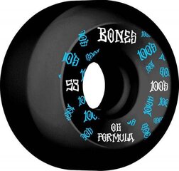 Bones ritens Skateboard 100 53mm 100A Black V5 Sidecut цена и информация | Скейтборды | 220.lv