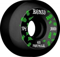Bones ritens Skateboard 100 54mm 100A Black V5 Sidecut cena un informācija | Skrituļdēļi | 220.lv