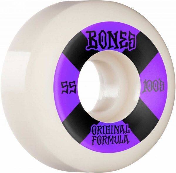 Bones ritens OG Formula Skateboard Wheels 100A 55mm V5 Sidecut White cena un informācija | Skrituļdēļi | 220.lv