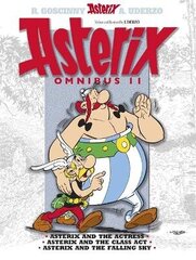 Asterix: Asterix Omnibus 11: Asterix and The Actress, Asterix and The Class Act, Asterix and The Falling Sky цена и информация | Пособия по изучению иностранных языков | 220.lv