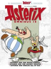 Asterix: Asterix Omnibus 10: Asterix and The Magic Carpet, Asterix and The Secret Weapon, Asterix and Obelix All At Sea cena un informācija | Grāmatas pusaudžiem un jauniešiem | 220.lv