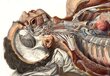 Plakāts Cilvēka anatomija, 59x84 cm (A1), Wolf Kult cena un informācija | Gleznas | 220.lv
