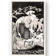 Плакат Совы, 42x59 см (A2), Wolf Kult цена и информация | Картины | 220.lv