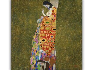 Reprodukcija Cerība II (Gustavs Klimts), 60x60 cm cena un informācija | Gleznas | 220.lv