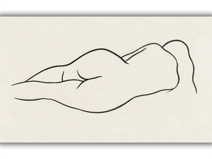 Plakāts Guļošā sieviete, 59x84 cm (A1), cena un informācija | Gleznas | 220.lv
