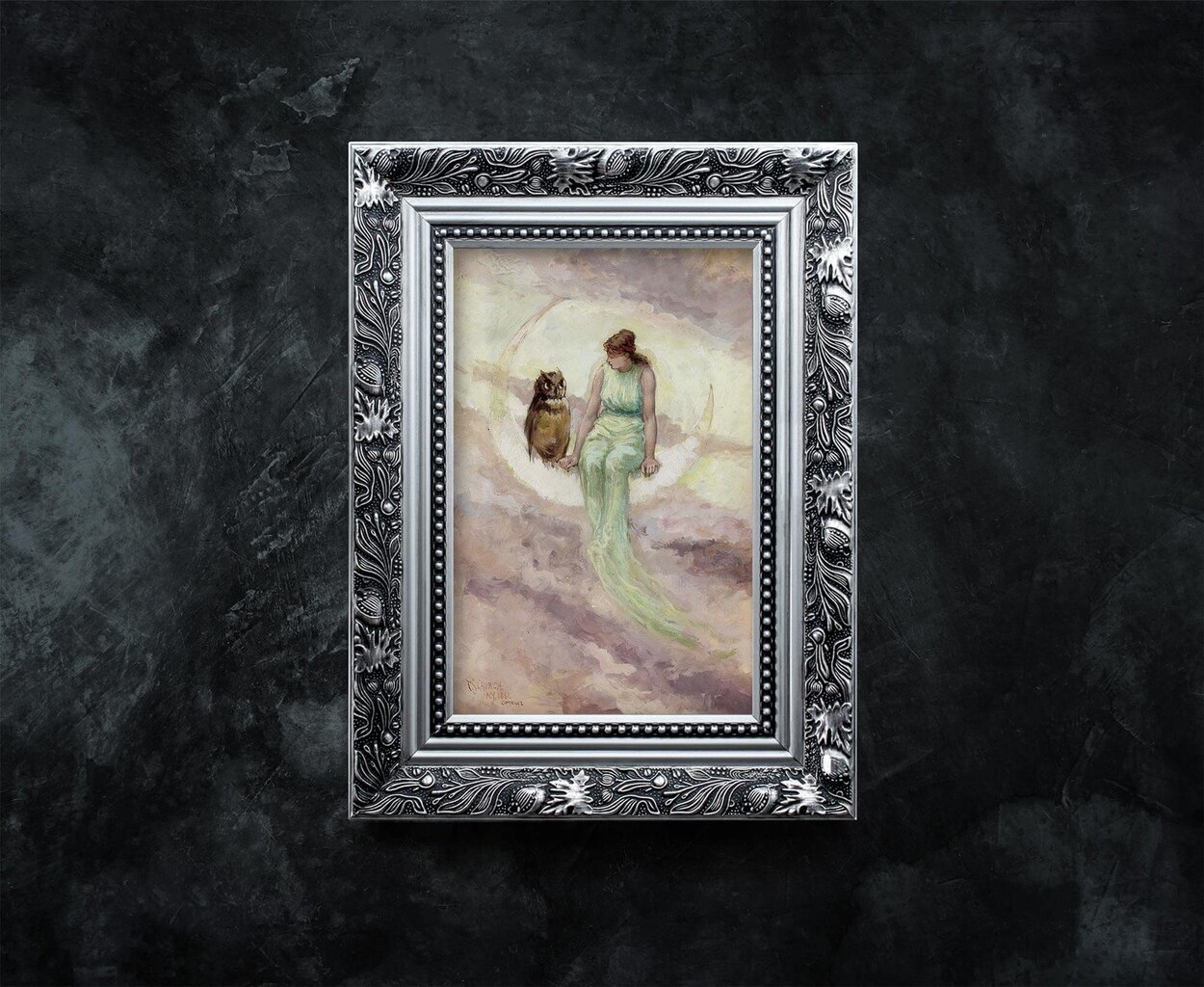 Reprodukcija Raganas meita (Frederiks Stjuarts Čērčs ), 100x60 cm cena un informācija | Gleznas | 220.lv