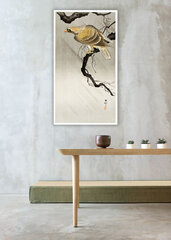 Reprodukcija Ērglis uz zara (Ohara Kosona), 100x60 cm cena un informācija | Gleznas | 220.lv