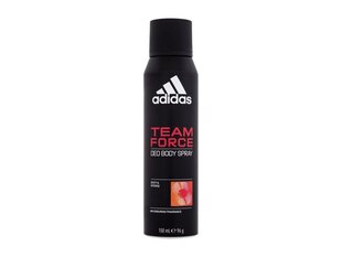 Izsmidzināms dezodorants Adidas Team Force 48h 150 ml cena un informācija | Dezodoranti | 220.lv