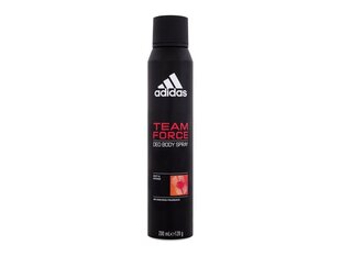 Izsmidzināms dezodorants Adidas Team Force 48h 200 ml cena un informācija | Dezodoranti | 220.lv