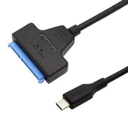 Gembird USB 3.0 Type-C male to SATA 2.5 цена и информация | Адаптеры и USB разветвители | 220.lv