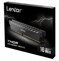 Lexar THOR, 16 ГБ (2x8 ГБ), DDR4, 3200 МГц (LD4BU016G-R3200GDXG) цена и информация | Оперативная память (RAM) | 220.lv