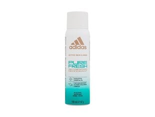 Дезодорант-спрей Adidas Pure Fresh 24h 100 мл цена и информация | Дезодоранты | 220.lv