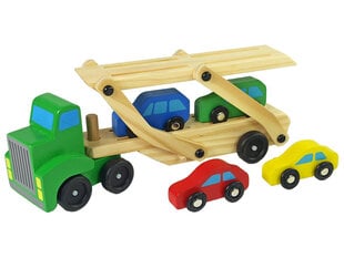 Koka vilcējs ar automašīnām cena un informācija | Rotaļlietas zēniem | 220.lv