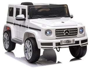 Elektromobilis bērniem Mercedes G500, balts цена и информация | Электромобили для детей | 220.lv