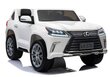 Elektromobilis bērniem LEXUS DK-LX570, balts cena un informācija | Bērnu elektroauto | 220.lv