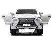 Elektromobilis bērniem LEXUS DK-LX570, balts cena un informācija | Bērnu elektroauto | 220.lv