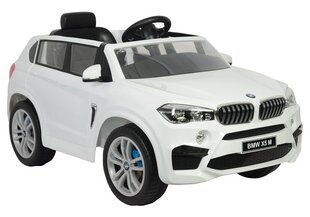 Elektromobilis bērniem BMW X5 M, balts cena un informācija | Bērnu elektroauto | 220.lv