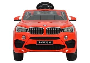 Elektromobilis bērniem BMW X5 M, sarkans цена и информация | Электромобили для детей | 220.lv