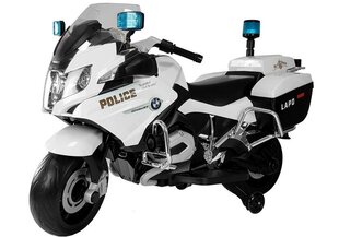 Elektriskais motocikls bērniem BMW R1200 Police, balts cena un informācija | Bērnu elektroauto | 220.lv