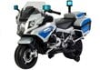 Elektriskais motocikls bērniem BMW R1200 Police, sudrabains цена и информация | Bērnu elektroauto | 220.lv