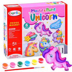 Креативный набор Unicorn для изготовления магнитов из гипса цена и информация | Развивающие игрушки | 220.lv