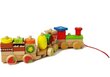 Koka klucīši Vilciens, 30 d. cena un informācija | Rotaļlietas zīdaiņiem | 220.lv