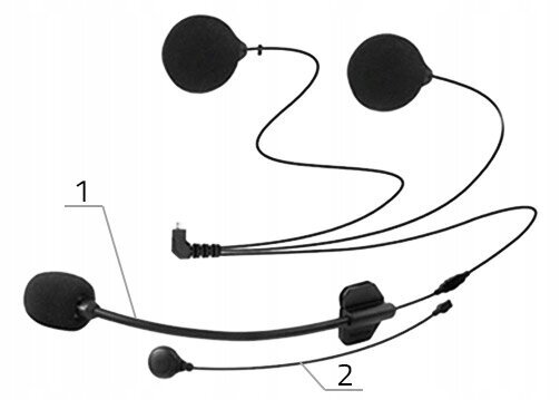 BLUETOOTH Brīvroku aprīkojums ķiverei (motociklam, slēpošanai) cena un informācija | Bezvadu garnitūra | 220.lv