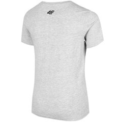 T-krekls 4F Jr HJZ22 JTSM002 27M, pelēks цена и информация | Рубашки для мальчиков | 220.lv