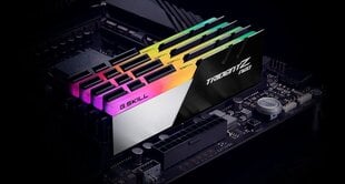 G.Skill Trident Z RGB, 64GB (4 x 16GB), DDR4, 3600 MHz, CL16 (F4-3600C16Q-64GTZRC) cena un informācija | Operatīvā atmiņa (RAM) | 220.lv