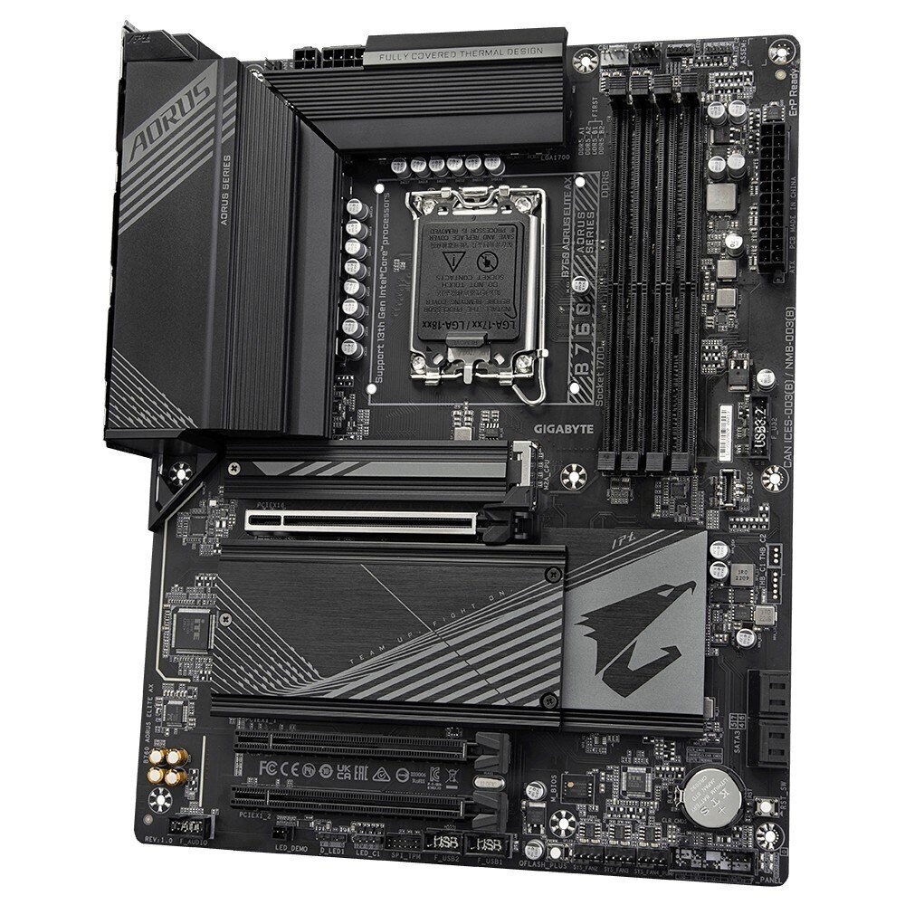 Gigabyte B760 AORUS ELITE AX DDR4 (rev. 1.0), ATX, LGA1700, DDR4 cena un informācija | Mātesplates | 220.lv