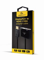 Gembird DisplayPort male - HDMI female цена и информация | Адаптеры и USB разветвители | 220.lv