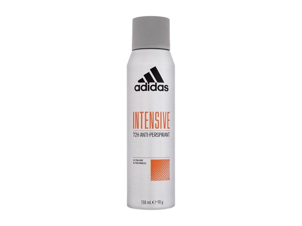 Izsmidzināms dezodorants vīriešiem Adidas Intensive Cool & Dry 72h 150 ml cena un informācija | Dezodoranti | 220.lv
