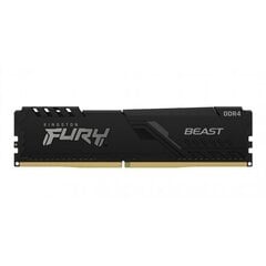 Kingston Fury Beast 8 ГБ, DDR4, 3200 МГц (KF432C16BB/8) цена и информация | Оперативная память (RAM) | 220.lv